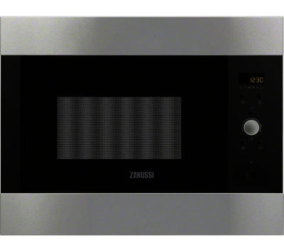 ZANUSSI  ZBM26542XA Built-in Solo Microwave - Black & Stainless Steel